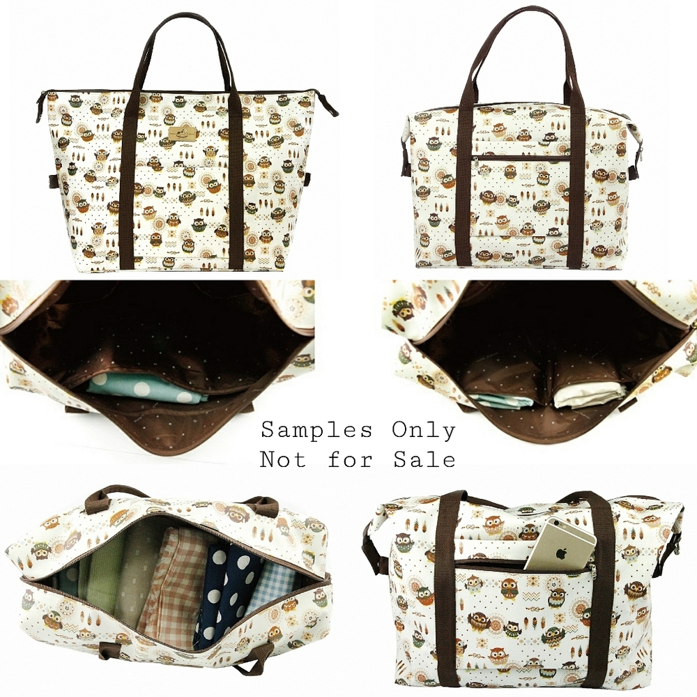 Waterproof Plaid Extra Large Travel Tote Luggage Weekender Duffel Trolley Sleeve - Picture 2 of 10